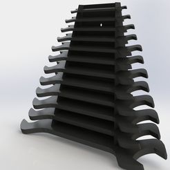 Render_3.jpg Free STL file Wrench Key Support・Design to download and 3D print