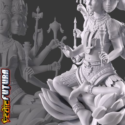 SQ-7.jpg 盖亚特里女神--吠陀之母（圣典）