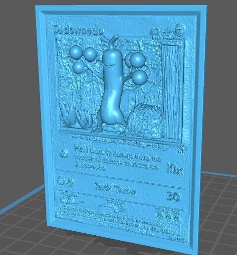 0185 Sudowoodo Pokemon Pop Up Card (Fanart)Free STL File for 3D  printingCults