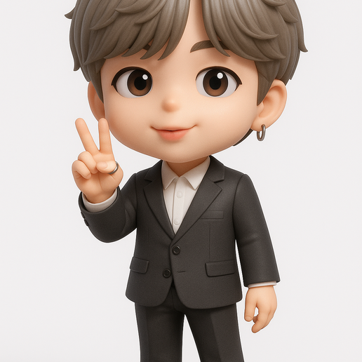 👾 Jimin BTS CHIBI・ STL File for 3D printing・Cults