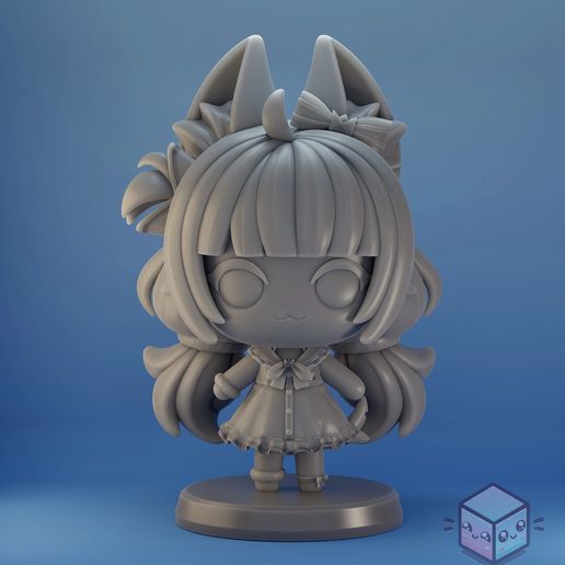 saba_gris_rendu_face.jpg Cute Figurine chibi SAMEKO SABA / FISH vtuber