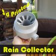 jtronics_raincollector_klein.jpg Archivo STL gratis Colector de lluvia・Objeto para impresora 3D para descargar
