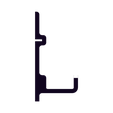 hook_20mm.stl Fichier STL gratuit FlashForge Adventurer3 Crochet à miroir miroir・Plan à télécharger et à imprimer en 3D