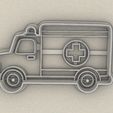 ambulance1.jpg #transport Ambulance Cookie Cutter
