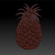 pineapple1.jpg pineapple 3d model of bas-relief for free