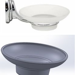1.jpg STL-Datei Jabonera de Vidrio Esmerilado Repuesto・Design für 3D-Drucker zum herunterladen