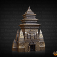 10_Monk_RENDER.png Monk Dice Tower - SUPPORT FREE!