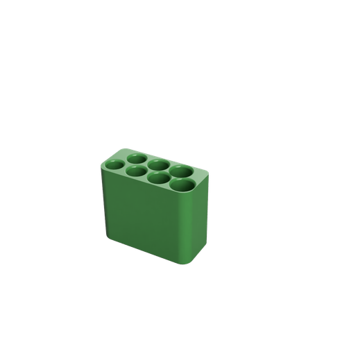 Drill bit holder 10 to 13mm with half sizes 3D model