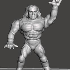 Untitled.png Fichier OBJ wwf wwe aew ecw wcw retro・Design pour imprimante 3D à télécharger