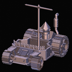 Battlewaggon full.png STL file Space Ork Battlewagon・3D print model to download, Leesedrenfort
