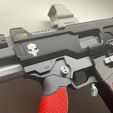 IMG_0379-1.jpg Helldivers 2 SMG 32 Reprimand Machine Gun Rifle Replica Prop Cosplay 3D печать печатных