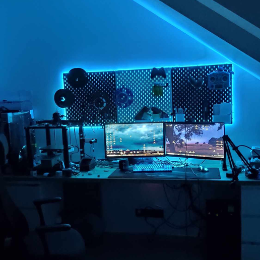 TUYA LED lighting, ZIGBEE system IKEA SKADIS SKÅDIS Perforated
