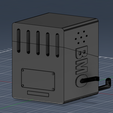 back.png BMO-Inspired 3D Printed Deck Box (TCG Card Storage Magic)
