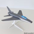 F100_03.jpg Static model kit inspired by an early supersonic combat aircraft