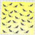 cats.png Cat stencil for airbrush