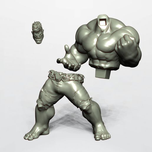 👨 Hulk RIVALS・ STL File for 3D printing・Cults