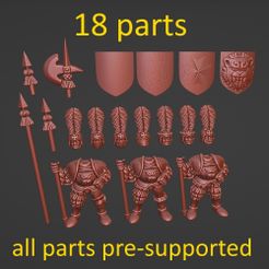 Parts.jpg (Holy Roman) Empire Halberdiers, Spearmen and Pikemen
