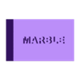 MARBLE.stl MATERIALS AND ELEMENTS PUZZLES - METALS AND MINERALS