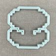 IMG_6264.jpeg PIXEL Mario flower power COOKIE CUTTER CLASSIC VIDEO GAME