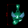 Dimension.png smile face anhänger 3d druckbares modell