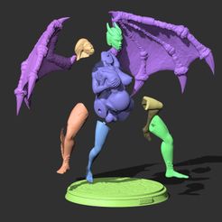 02.jpg Файл STL Futanari Demon on Female Cumflation - Ready for Printing・Шаблон для загрузки и 3D-печати