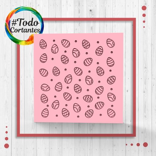 Texture/ Stencil Easter 3D model