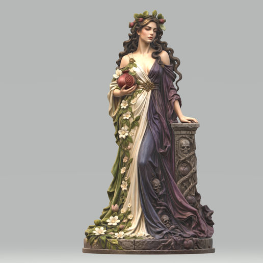 Persephone STL | Greek Goddess of Spring & Underworld Statue