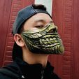 01.jpg Face Mask - Samurai Hannya Mask -Corona Mask for Halloween Cosplay