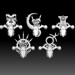 1.jpg 3D file Icons of Chaos Backpacks・3D printable model to download