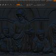 K_-(23).jpg CNC 3d Relief Model STL for Router 3 axis - The Last Supper