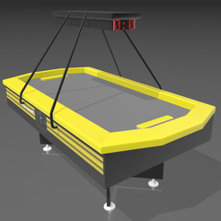 AirHockeyBrutoColor.png STL file Air Hockey Arcade Machine・3D print model to download