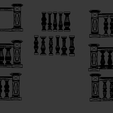 balustrade-3.png 3D бетонная балюстрада