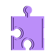 lids_edge.stl Jigsaw Puzzle Containers