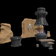 2023-04-03-103730.png Archivo 3D Diorama Star Wars Mandalorian Forge (Temporada 3) para figuras de 3,75" y 6・Diseño de impresora 3D para descargar