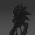 Free STL file Mecha Robo Metal Sonic 2d 3d Sprite 🖼️・3D printer