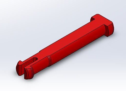 assembly pin.JPG Ender 3, 3 V2, 3 pro, 3 max, dual 40mm axial fan hot end duct / fang. CR-10, Micro Swiss direct drive and bowden compatible. No support needed for printing
