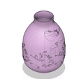 vase-313 v5_stl-91.png vase real witch circle  pot for magic ritual for 3d-print or cnc