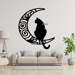 Sin-título.jpg MANDALA CAT ON THE MOON PLANETS WALL PAINTING DECORATION DECORATION DECO