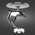 1.png A table in the shape of a dolphin
