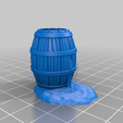 0c6afbd7fa45416a0258e211f467b40b.png Archivo STL gratuito Barril con fuga de 28 mm・Design para impresora 3D para descargar