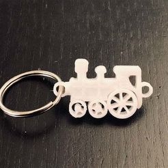 IMG_6320.jpg STL file Train Keychain・3D printable model to download