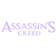 LOGO_1.stl Letras y Números ASSASSINS CREED | Logo
