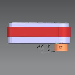 flipp_finger_kurzdorn_B003.jpg Archivo STL gratis Kurzdorne für die Flipperfinger als Türgriff mit W, B, and X・Plan de impresión en 3D para descargar