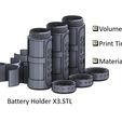 Battery-Holder-X3.jpg Modular 21700 Battery Case