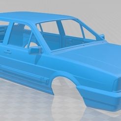 foto 2.jpg Fichier STL Volkswagen Santana 1985 Printable Body Car・Modèle à imprimer en 3D à télécharger