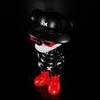 7.png STL file MICKEY MOUSE X RED BOOTS・3D printing idea to download
