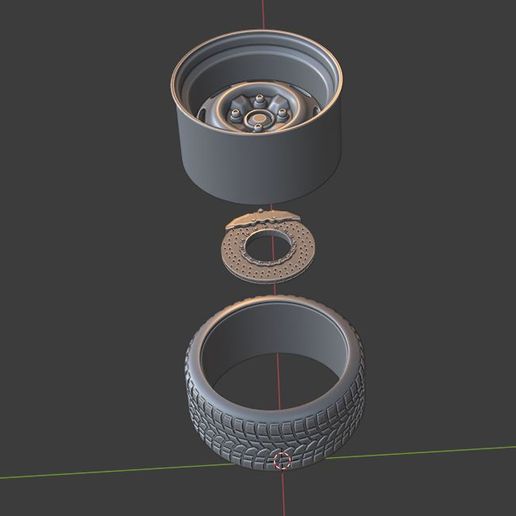 E0.jpg 3D file KC STEEL WHEEL SET 3 offsets front and rear・3D print object to download, BlackBox