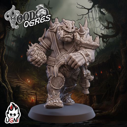👹 Ogre #2 - Ogre Team・ 3D File for ・Cults
