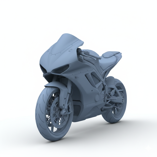 Energica Ego track bike STL, FDM friendly motorcycle, cafe racer STL, motocross bike STL, motorcycle miniature, garage diorama motorcycle, motorcycle STL, classic motorcycle STL, 1:8 motorcycle, touring motorcycle STL, 1:6 motorcycle, drag bike STL, custo