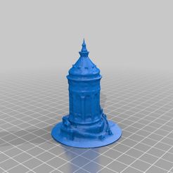 94afdcb86354c3761828d7257864b665.png STL-Datei Watertower Mannheim - Germany kostenlos・3D-Druck-Modell zum herunterladen